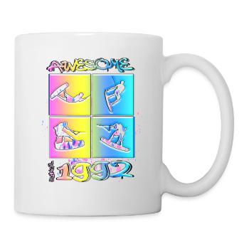 Awesome since 1992. Wakeboard Lifestyle - Mug - white - Right