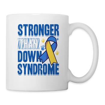 Sensibilisation au syndrome de Down - Mug blanc - blanc - Droite