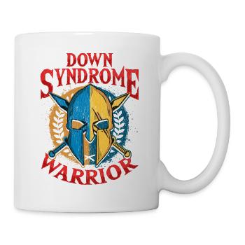 Down Syndrome Warrior Bewusstsein - Tasse - Weiß - Rechts
