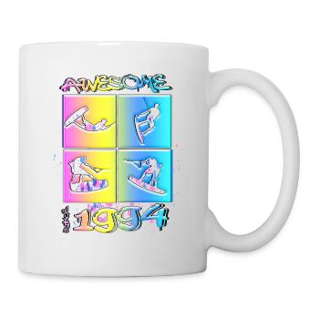 Génial depuis 1994. Style de vie Wakeboard - Mug blanc - blanc - Droite