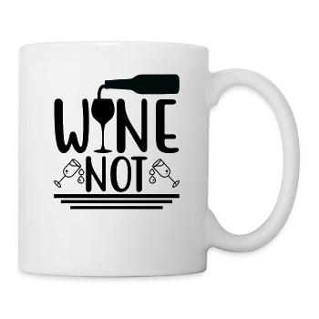 Vin pas - Mug blanc - blanc - Droite