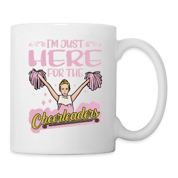 I'm Just Here For The Cheerleaders 4 - Tasse - Weiß - Rechts