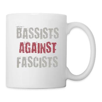 Gitarristen gegen Rassisten Punk Antirassismus - Tasse - Weiß - Rechts