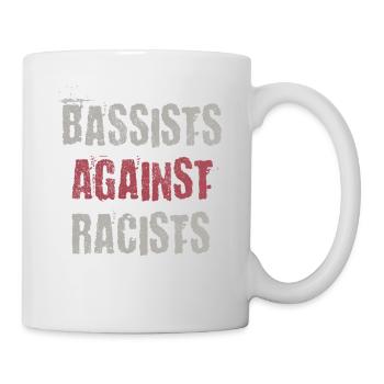 Gitarristen gegen Rassisten Punk Antirassismus - Tasse - Weiß - Rechts