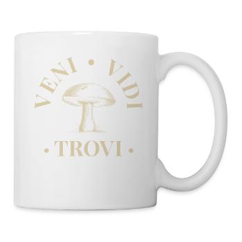 Pilze Schwammerl Steinpilz Sammler Pfifferlinge - Tasse - Weiß - Rechts