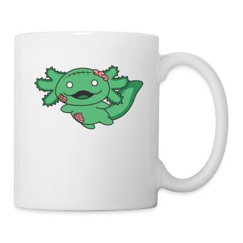 Axolotl Halloween Zombie Costume - Mug blanc - blanc - Droite