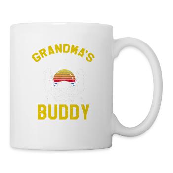 GRANDMA's Golfing Buddy Retro Golf Player T-Shirt - Mug - white - Right