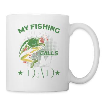 Cadeau de pêche Pêche Pêcheur Drôle De Pêcheur - Mug blanc - blanc - Droite