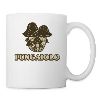 Pilze Schwammerl Steinpilz Sammler Pfifferlinge - Tasse - Weiß - Rechts
