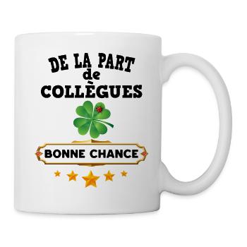 Collègue Homme Et Femme Cadeau Départ - Mug blanc - blanc - Droite
