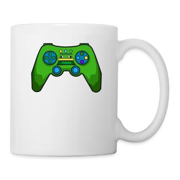Video Game Controller Gamer Gamer Gaming Stream - Mug - white - Right