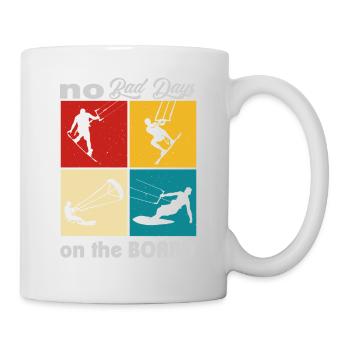 No bad days on the Board. Lifestyle Vintage - Mug - white - Right