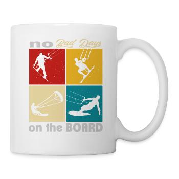 No bad days on the Board. Lifestyle Vintage - Mug - white - Right