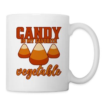 Candy Is My Favorite Vegetable 4 - Tasse - Weiß - Rechts