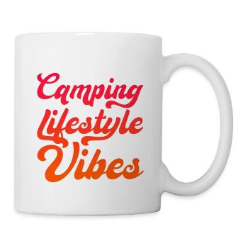 Camping Lifestyle Vibes 4 - Mug - white - Right