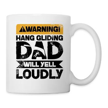 Warning Screaming - Hanggleitvater - Mug - white - Right