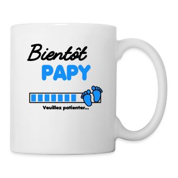 Bientôt Papy Annonce grossesse - Mug blanc - blanc - Droite
