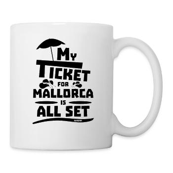 Spanien Mallorca Urlaub - Tasse - Weiß - Rechts