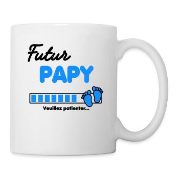 futur Papy Annonce grossesse - Mug blanc - blanc - Droite