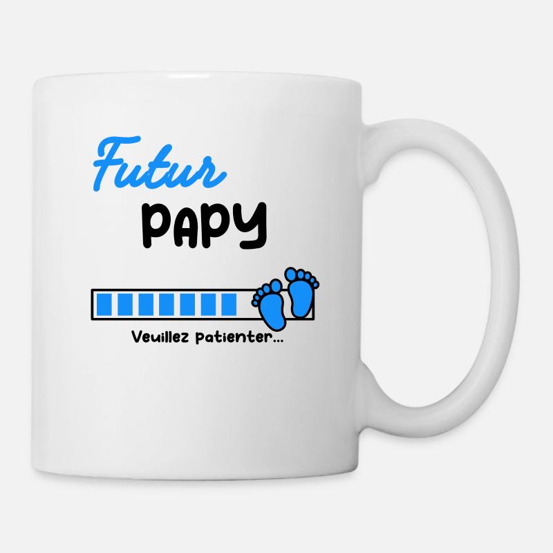 Annonce grossesse futur Papy - Mug blanc - blanc