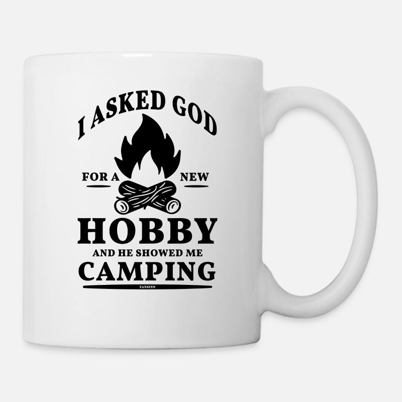 lustiger Campingspruch - Tasse - Weiß