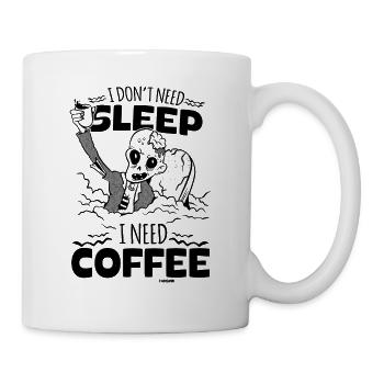 Kaffee - Tasse - Weiß - Rechts