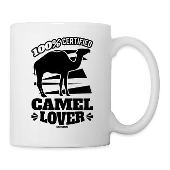 100% Certified Camel Lover - Tasse - Weiß - Rechts