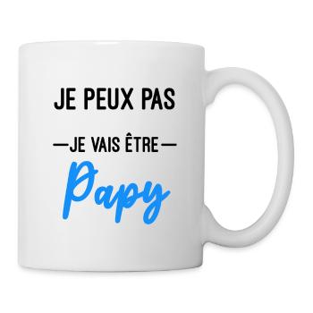 je vais être Papy annonce grossesse - Mug blanc - blanc - Droite