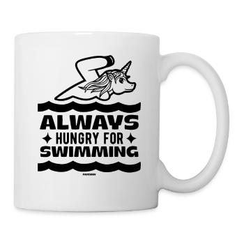 Natation Sauveteur Cours de natation Piscine extérieure Cadeau - Mug blanc - blanc - Droite