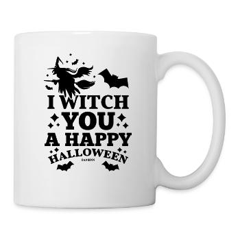 Sorcière Joyeux sort d’Halloween - Mug blanc - blanc - Droite