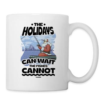 Angler - Tasse - Weiß - Rechts