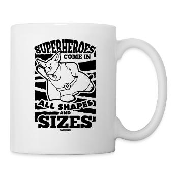Cochon - Mug blanc - blanc - Droite