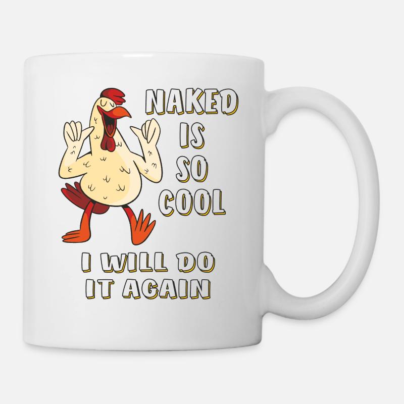 NAKED EST TELLEMENT COOL QUE JE LE REFERAI - Mug blanc - blanc
