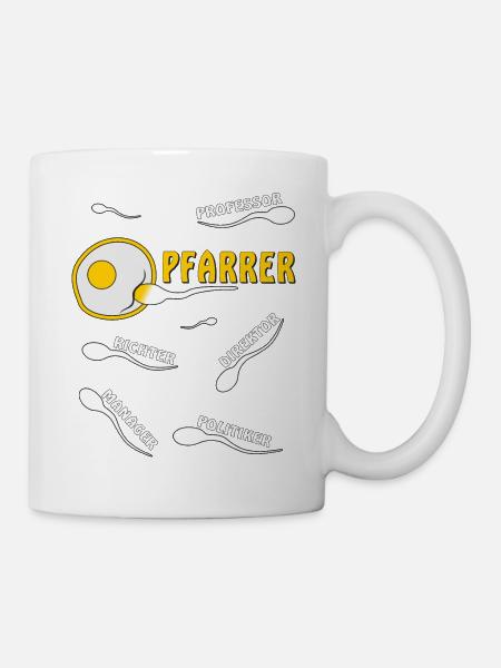 PFARRER - Tasse - Weiß