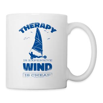 Beach Sailing Windracer Land Sailers Land Sailors - Mug - white - Right