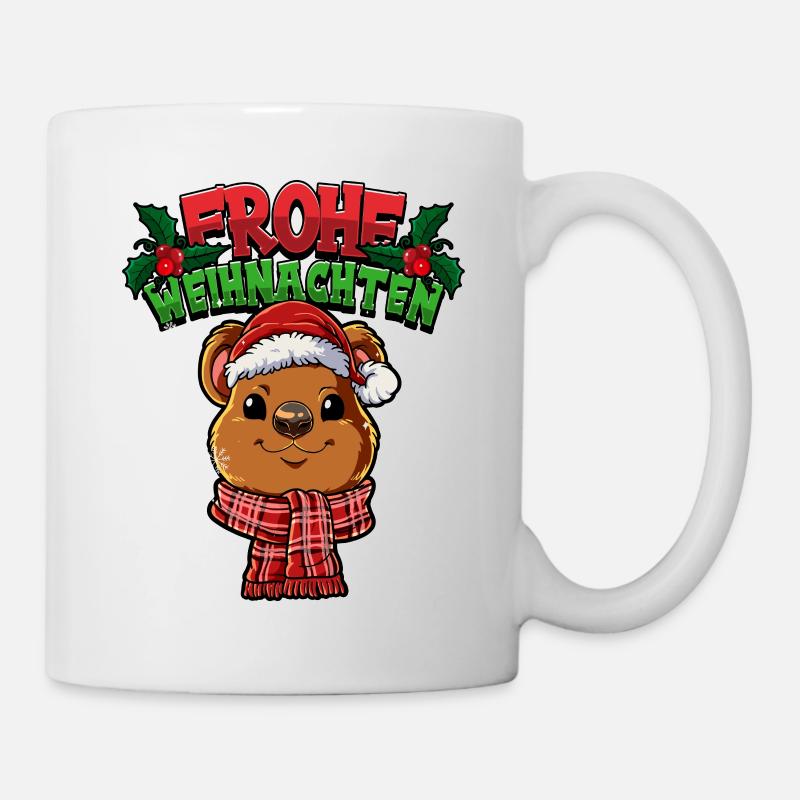 Frohe Weihnachten - Tasse - Weiß