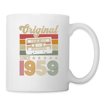 Vintage Geburtstag Original Geschenkidee 1959 - Tasse - Weiß - Rechts