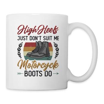 Sexy Motorrad Frauen, Bikerinnen. - Tasse - Weiß - Rechts
