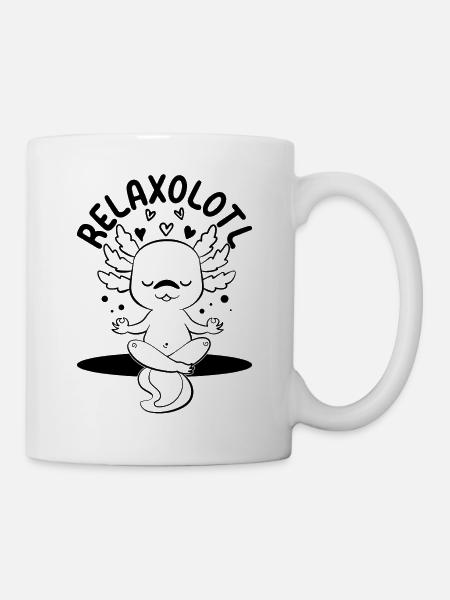 Axolot Drôle Axolot Relaxolotl - Mug blanc - blanc