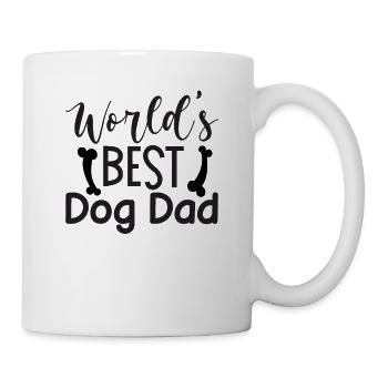 The best dog dad in the world - Mug - white - Right