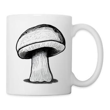 Mushroom Mushrooms Poisonous Mushrooms Mycology Earthy Natural 9 - Mug - white - Right