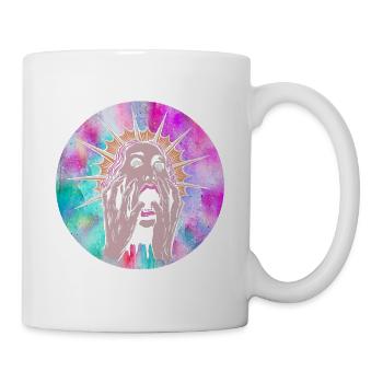 Awesome Agonized Head Art Halloween Designs - Tasse - Weiß - Rechts