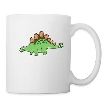 Kawaii Stegosaurus - Tasse - Weiß - Rechts
