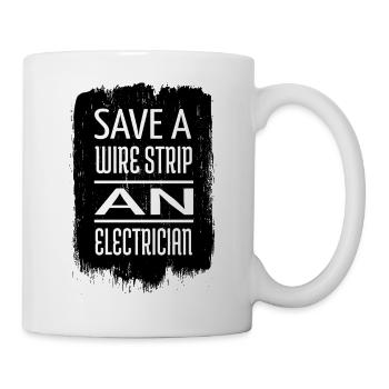 awesome electrical electrician electrical engineer - Tasse - Weiß - Rechts