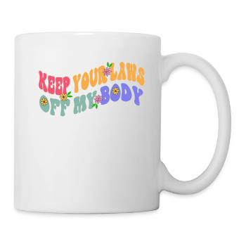 Gardez vos lois hors de mon corps Fleuriste Fleuriste Jardinier - Mug blanc - blanc - Droite