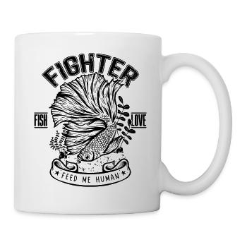 Betta Fish Keeper Aquarienbesitzer - Tasse - Weiß - Rechts