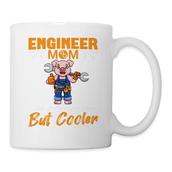 Maman ingénieure comme une maman Regualr mais plus cool - Mug blanc - blanc - Droite