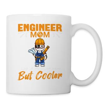 Maman ingénieure comme une maman Regualr mais plus cool - Mug blanc - blanc - Droite