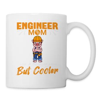 Engineer Mom Like A Regualr Mom But Cooler - Mug - white - Right