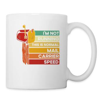 Postbote Briefträger Paketzusteller Job Postbote - Tasse - Weiß - Rechts